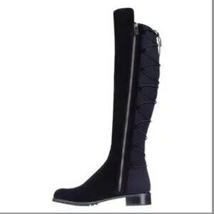 Michael Kors Skye Back Lace Up Over The Knee Boot